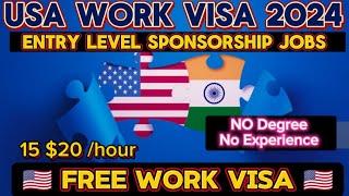 Usa Work Visa 2014 |how To apply us visa from India | Entry Level Sponsorship JOBS| USA H1B Visa