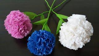 How to make Flower with plastic bag ll plastic bag flower ll best out of Waste