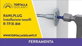 RAWLPLUG R-TFIX-8M Installazione tasselli