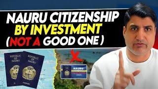 Nauru Citizenship by Investment (NOT a GOOD OPTION)