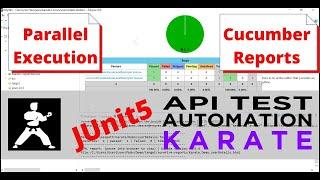 02- JUnit5 |Cucumber HTML Reports & Parallel Execution in Karate | Karate API Test Automation