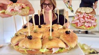 FOCACCIA SANDWICH soft and fragrant EASY RECIPE by Tutti a tavola