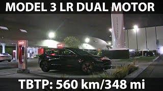Model 3 Long Range Dual Motor range test