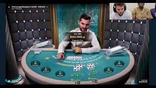 Adin Ross Is Going Crazy On The Blackjack Table! Online Gambling