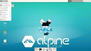 How to install GUI in Alpine Linux - Desktop Environment XFCE