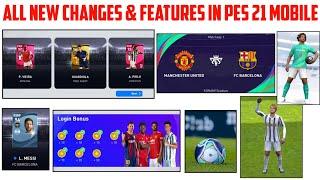 ALL NEW BIG CHANGES AND FEATURES IN PES 2021 MOBILE | PES 2021 MOBILE UPDATE