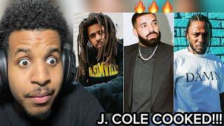 J. Cole RESPONDS TO Drake and Kendrick! | Port Antonio - J. Cole REACTION!