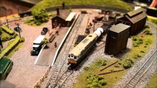 A small N gauge model railway layout - Janet's Reward by Jason Pierce