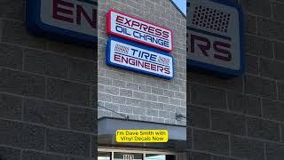 Express Oil Change Oil Changes|Custom VinylDecalsNow.com|Orem UTAH |Graphics|VinylDecals |#Printing