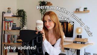 Desk Setup Updates 2024 | Herman Miller Embody Gaming chair Review!