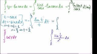 Определённый интеграл. Замена переменной.  Примеры вычисления