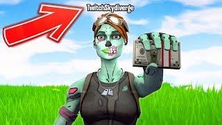 I put Twitch in my Fortnite name to see if I get any donations... (IT WORKED)