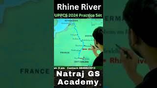 Rhine River #uppcs #geography #mapping