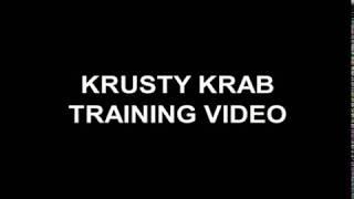 "Krusty Krab Training Video" Title Card