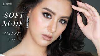 SOFT NUDE SMOKEY EYE MAKEUP | ครูเปา TINY MAKE UP Art & Academy