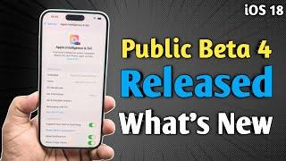 iOS 18 Public Beta 4 Released - What's New