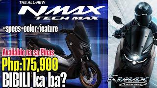 Ganda ng Bagong Yamaha NMAX  TECHMAX- 175,900 Kumpletong  Review ng Specs Feature- Bibili ka?