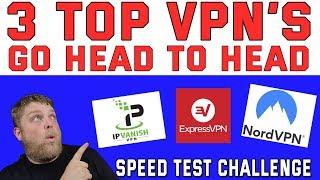 VPN SPEED TEST : 3 of the Top VPN Services Go Head to Head