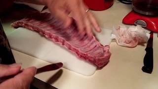 Baby Back Ribs Membrane Removal