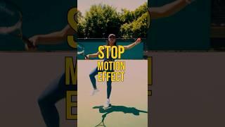Stop Motion Effect In Premiere Pro #shorts