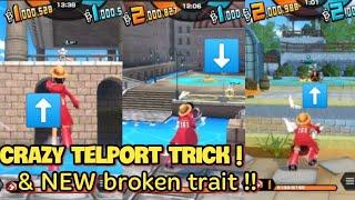 CRAZY TRICK LUFFY EGGHEAD (INSANE TELPORT & NEW TRAIT)