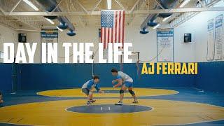 Full Day in the Life of AJ Ferrari in Wrestling Pre-season at California State Bakersfield