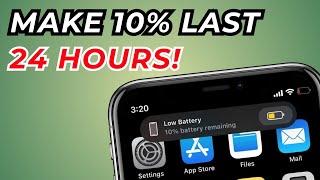 Turn 10% Battery into 24 Hours! iPhone Must-Know Hack!