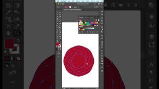 Round Gradient Logo Design in Illustrator  #drawing #illustrator #graphicdesign