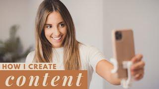 How I Plan and Create my Content (Instagram Reels & YouTube workflow)