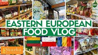 Eastern European Food Vlog  | New Zealand Supermarket Tour  - Polish Russian and Romanian Food