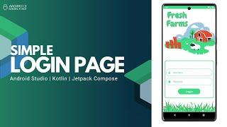 Simple Login Page in Jetpack Compose using Kotlin | Android Studio