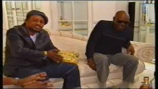 Manu Dibango & Werrason au bureau de JPS 1999