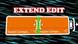 How to Extend Edit In Davinci Resolve