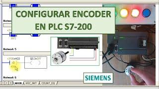 Utilizar Encoder Incremental en  PLC S7-200 (Contador de alta velocidad)