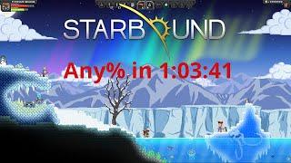 Starbound Speedrun Any% | Former WR in 1:03:41