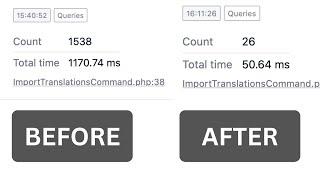 Laravel DB Optimization: From 1.5k to 26 Queries