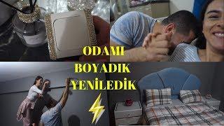 3 YATAK ODASI BOYADIK, A' DAN Z'YE YENİLEDİK: Barışla Beynimiz Yandı