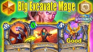 Best Big Spell Excavate Mage Deck In Standard is OK At Whizbang's Workshop Mini-Set | Hearthstone