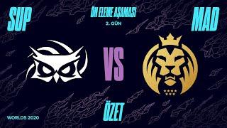 Papara SuperMassive ( SUP ) vs Mad Lions ( MAD ) 1. Maç Özeti | Worlds 2020 Ön Eleme 2. Tur