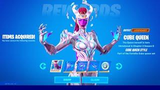 How to Unlock Cube Queen Skin in Fortnite (All Cube Queen Challenges Reward)