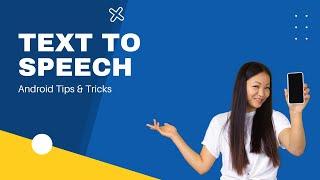 Turn on text to speech read aloud on android mobile || text to speech app || text to speech  android