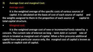 Types of cost of capital