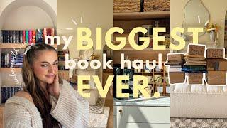 my biggest book haul ever ‍️ 30+ books | amazon, the works, fairyloot special editions...