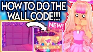 HOW TO FINISH THE WALL CODE IN CAMPUS 3! (FOR NOW) ROBLOX Royale High Campus 3 Update