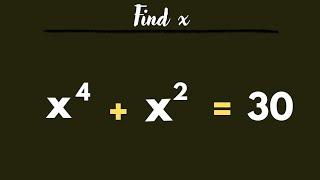 Solve this interesting equation | find the value of x ️