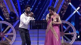 MAKAPA and SWETHA MOHAN SINGING PERFORMANCE || VALAIYOSAI KALAKALAVENA SONG || SUPER SINGER