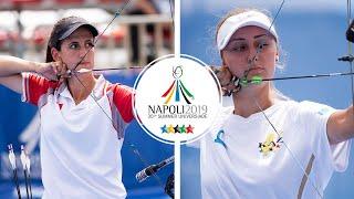Yesim Bostan v Diana Makarchuk – compound women bronze | Napoli 2019 Universiade