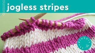 KNIT JOGLESS STRIPES IN THE ROUND Knitting Stripes Series