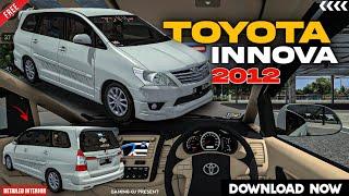 Bussid New Toyota Innova 2012 Car Mod For Bus Simulator Indonesia I Released I #bussidmod