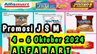 Promosi JSM Alfamart Terbaru 4 - 6 Oktober 2024 || Promosi Alfamart